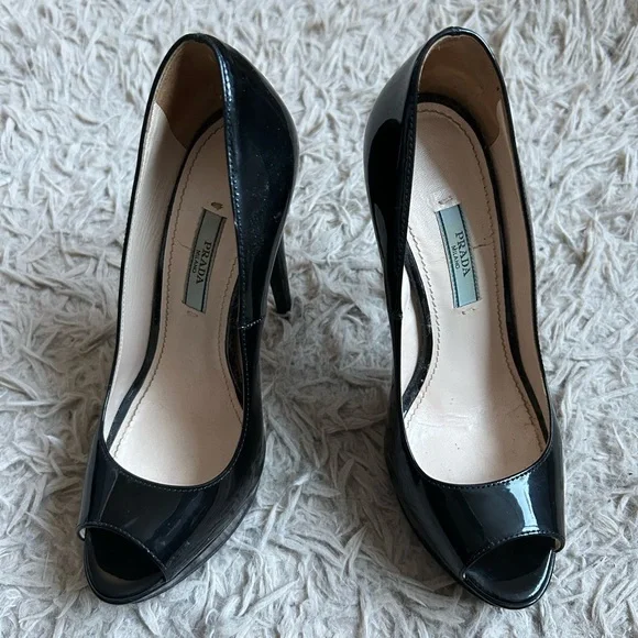 Prada pumps open toe stilettos - Picture 1 of 6